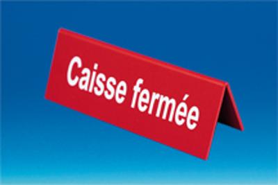 Chevalet de caisse- fermé