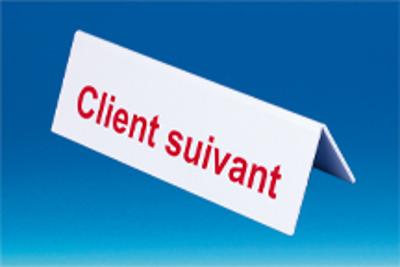 Chevalet de caisse - Client suivant