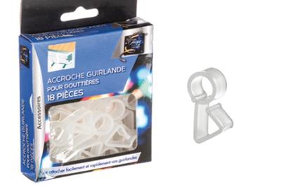 KIT ACCROCHE GOUTIERE 18 PIECES KIT ACCROCHE GOUTIERE 18 PIECES