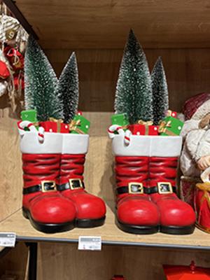 BOTTE PÈRE NOEL SAPIN 55 CM