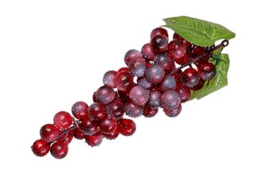 Grappe de raisins rouge - 220 mm - 60 par grappe