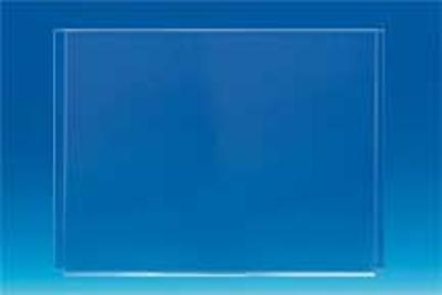 Porte affiche simple plexi transparent pour système câble - Format A3 - Horizontal Porte affiche simple plexi transparent pour système câble - Format A3 - Horizontal