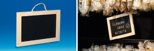 Ardoisine profil bois à suspendre ou poser format A5