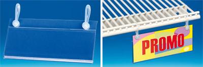 Profil tablette fil transparent - Clip PVC translucide