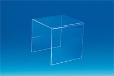 Podium carrés acrylique - 15 x 15 x 15 cm