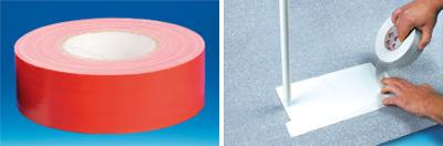 Adhésif sol Ultramarque® 50mm x 50m - Rouge Adhésif sol Ultramarque® 50mm x 50m - Rouge