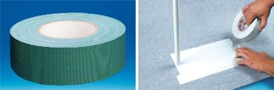 Adhésif sol Ultramarque® 50mm x 50m - Vert Adhésif sol Ultramarque® 50mm x 50m - Vert