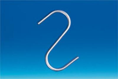 Crochet "S" de Ø 2 mm en métal - Hauteur 32 mm Crochet "S" de Ø 2 mm en métal - Hauteur 32 mm