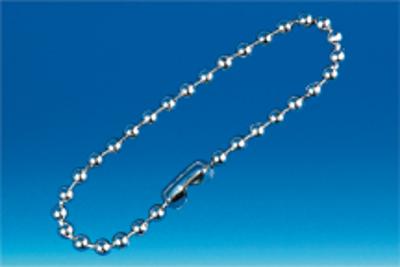Chaîne boule Ø 3.2 mm + fermoir - Longueur 200 mm Chaîne boule Ø 3.2 mm + fermoir - Longueur 200 mm