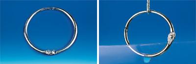Anneau brisé métal ø fil : 2 mm - Ø 38 mm Anneau brisé métal ø fil : 2 mm - Ø 38 mm