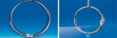 Anneau brisé métal ø fil : 2 mm - Ø 51 mm Anneau brisé métal ø fil : 2 mm - Ø 51 mm