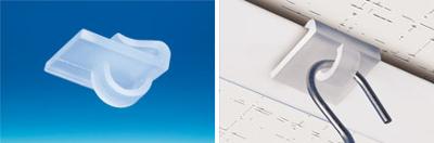 Attache fixe faux plafond - Base: 12 x 20 mm Attache fixe faux plafond - Base: 12 x 20 mm