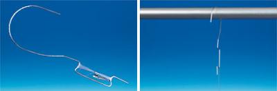Crochet fil nylon pour tube - Fil jusqu'a 1.20 m Crochet fil nylon pour tube - Fil jusqu'a 1.20 m