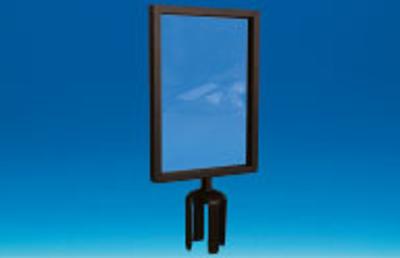 PORTE-AFFICHE NOIR A4 V POTEAU SANG PORTE-AFFICHE NOIR A4 V POTEAU SANG