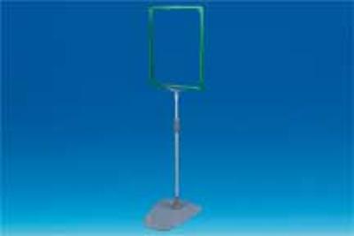 Kit cadre base métal tige 32 à 62cm - Cadre A4 - Vert Kit cadre base métal tige 32 à 62cm - Cadre A4 - Vert