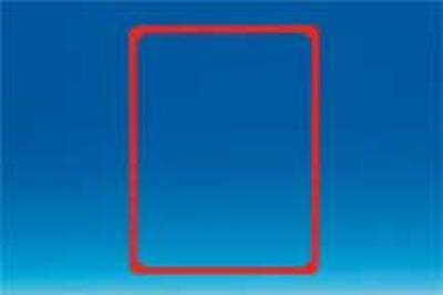 Cadre en PVC - Format affichette A3 - Rouge Cadre en PVC - Format affichette A3 - Rouge