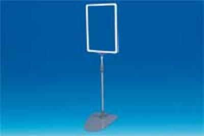 Kit cadre base métal tige 32 à 62cm - Cadre A3 - Blanc Kit cadre base métal tige 32 à 62cm - Cadre A3 - Blanc