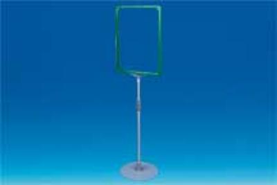Kit cadre A4 base ronde métal-Vert Kit cadre A4 base ronde métal-Vert
