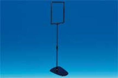 Kit cadre noir A4 télescopique-Base plastique-Tige 35 à 58cm Kit cadre noir A4 télescopique-Base plastique-Tige 35 à 58cm