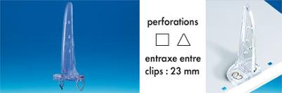 Pied Shark® tablette perforée - Entraxe 23 mm Pied Shark® tablette perforée - Entraxe 23 mm