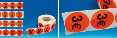 Rouleau de 1000 pastilles 3€ Ø38MM Rouleau de 1000 pastilles 3€ Ø38MM