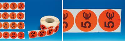 Rouleau de 1000 pastilles - 5€ Ø38 MM Rouleau de 1000 pastilles - 5€ Ø38 MM
